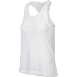 Top damski TSD428 - biały. Białe topy damskie 4f, z nadrukiem, z bawełny. Za 49,99 zł.