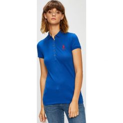 U.S. Polo - Top. Niebieskie topy damskie marki U.S. Polo, s, z elastanu, polo. W wyprzedaży za 139,90 zł.