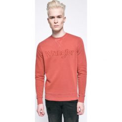 Wrangler - Bluza. Różowe bluzy męskie rozpinane marki Wrangler, l, z bawełny. W wyprzedaży za 179,90 zł.