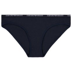 Figi klasyczne Emporio Armani Underwear 162428 CC317 00135. Niebieskie figi damskie Emporio Armani Underwear, xs, bez wzorów, z elastanu. W wyprzedaży za 79,00 zł.