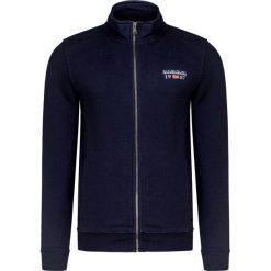 Bluza NAPAPIJRI BERTHOW LOGO FULL Granatowy. Niebieskie bluzy męskie marki Napapijri, m, bez wzorów, z dzianiny, ze stójką, bez rękawów, bez kaptura. W wyprzedaży za 318,00 zł.