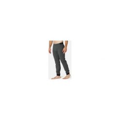 Spodnie dresowe slim Gym & Pilates 540 męskie. Szare spodnie męskie DOMYOS, s, bez wzorów, z elastanu. Za 99,99 zł.