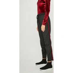 Answear - Spodnie. Szare spodnie damskie ANSWEAR, s, bez wzorów, z dzianiny, casualowe. W wyprzedaży za 49,90 zł.