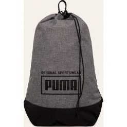 Puma - Plecak. Czarne plecaki męskie Puma, z nadrukiem, z poliesteru. Za 99,90 zł.