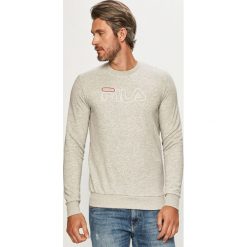 Fila - Bluza. Szare bluzy męskie Fila, s, z nadrukiem, z bawełny, z okrągłym kołnierzem, bez rękawów, bez kaptura. Za 189,90 zł.