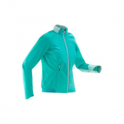 Bluza narciarska Warm XC S 550 damska. Niebieskie bluzy damskie marki INOVIK, l, z elastanu. Za 199,99 zł.