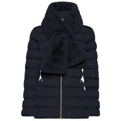 Geox Kurtka Damska Eliska Xl Ciemnoniebieski. Czarne płaszcze damskie Geox, xl, bez wzorów, bez kaptura. W wyprzedaży za 599,00 zł.