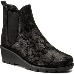 Botki THE FLEXX - Slimer B413/07 Black M. Czarne botki damskie marki The Flexx, ze skóry, na obcasie. W wyprzedaży za 239,00 zł.