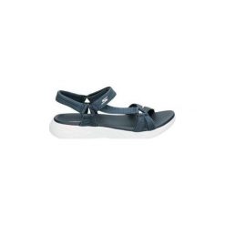 Sandały Skechers Sandały dla kobiet On the Go niebieski 15316-NVY. Niebieskie sandały damskie Skechers, bez wzorów, bez obcasa, bez zapięcia. Za 241,70 zł.