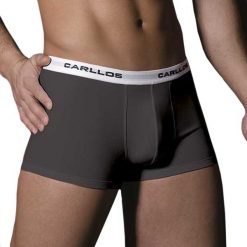 Męskie bokserki Grafit White M004. Białe bokserki męskie marki Astratex, z bawełny. Za 33,99 zł.