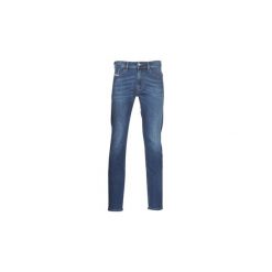 Jeansy slim fit Diesel THOMMER. Niebieskie jeansy męskie Diesel, m, bez wzorów. Za 569,00 zł.