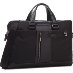 Torba na laptopa PIQUADRO - CA3339BR N. Czarne torby męskie skórzane Piquadro, bez wzorów, ze skóry. Za 1169,00 zł.