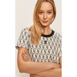 Adidas Originals - T-shirt. Topy damskie adidas Originals, bez wzorów, z bawełny, z okrągłym kołnierzem. Za 119,90 zł.