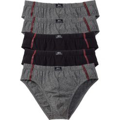 Slipy maxi bonprix szary melanż - czarny. Szare slipy męskie bonprix, xl, bez wzorów. Za 49,95 zł.