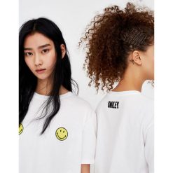 T-shirty damskie: Koszulka z emotikonem smiley