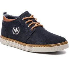 Sneakersy RIEKER - B4930-14 Blau. Niebieskie sneakersy męskie Rieker, bez zapięcia. Za 279,00 zł.