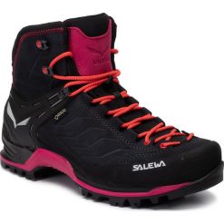 Trekkingi SALEWA - Mtn Trainer Mid Gtx GORE-TEX 63459-0989 Asphalt/Sangira. Czarne trapery damskie Salewa, ze skóry, bez obcasa, bez zapięcia. W wyprzedaży za 759,00 zł.