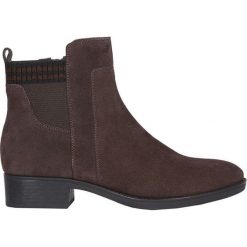 Geox Damskie botki D Felicity Dk Coffee D94G1G-00022-C6024 (rozmiar 36). Botki damskie Geox, z zamszu, bez obcasa, bez zapięcia. Za 502,00 zł.