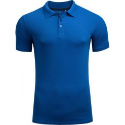 Koszulka polo męska TSM602 - kobalt - Outhorn. Koszulki męskie Outhorn, m, bez wzorów, z bawełny, bez rękawów. W wyprzedaży za 29,99 zł.