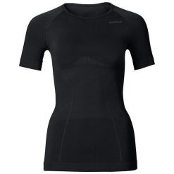 Odlo Koszulka shirt s/s crew neck EVOLUTION LIGHT - 181011 - 181011S. Czarne topy sportowe damskie marki Odlo, s. Za 159,95 zł.