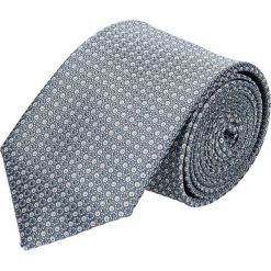 Krawaty męskie: krawat platinum szary classic 214