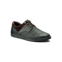 LASOCKI FOR MEN MI07-A679-A540-02. Niebieskie półbuty męskie Lasocki For Men, bez wzorów, ze skóry, bez zapięcia. Za 179,99 zł.