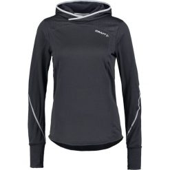 Craft Koszulka sportowa black melange/platinum. Czarne topy sportowe damskie marki Craft, s, z elastanu. W wyprzedaży za 255,20 zł.