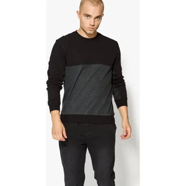 Confront Bluza Arnica , czarny, rozmiar XXL. Czarne bluzy męskie Confront, xxl, bez wzorów, z bawełny, klasyczne, z klasycznym kołnierzykiem, bez rękawów, bez kaptura. W wyprzedaży za 39,99 zł.