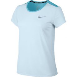 Topy sportowe damskie: koszulka do biegania damska NIKE BREATHE RAPID TOP SHORT SLEEVE / 840173-411 – NIKE BREATHE RAPID TOP SHORT SLEEVE