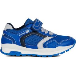 Sneakersy "Coridan" w kolorze niebieskim. Niebieskie trampki chłopięce geox kids, bez wzorów, bez zapięcia. W wyprzedaży za 134,95 zł.