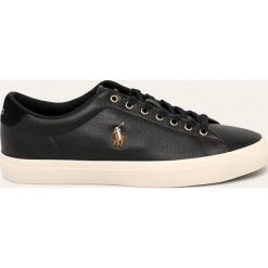 Polo Ralph Lauren - Buty skórzane. Czarne buty sportowe męskie Polo Ralph Lauren, ze skóry, na sznurówki. Za 429,90 zł.