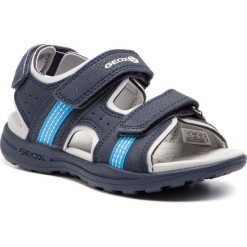 Sandały GEOX - J Vaniett B. B J925XB 05015 CF4N4 S Navy/Turquoise. Niebieskie sandały chłopięce Geox, z materiału. W wyprzedaży za 149,00 zł.