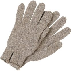 Rękawiczki damskie: Johnstons Cashmere Rękawiczki pięciopalcowe natural