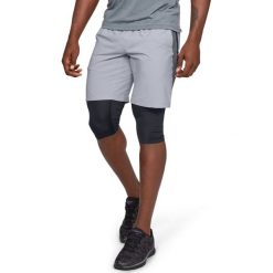 Under Armour Launch SW 2-in-1 Szorty Szary. Szare spodenki i szorty męskie Under Armour, xl, bez wzorów, z poliesteru. Za 257,95 zł.