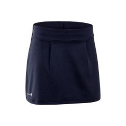 Spódniczka tenis ESSENTIEL 100 dla dziewczynek. Niebieskie spódniczki dziewczęce marki ARTENGO, bez wzorów, z elastanu, młodzieżowe, sportowe. Za 19,99 zł.