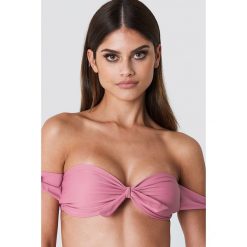 NA-KD Swimwear Góra bikini z wiązaniem - Pink. Różowe bikini NA-KD Swimwear. Za 40,95 zł.