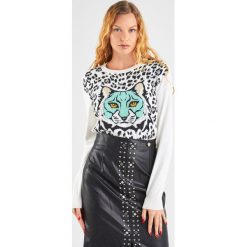 SWETER MY TWIN twinset. Swetry damskie Twinset, xs, bez wzorów, z krótkim rękawem, długie, bez kaptura. W wyprzedaży za 679,20 zł.