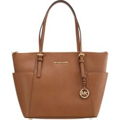 MICHAEL Michael Kors JET SET TOTE Torebka brown. Brązowe torebki klasyczne damskie MICHAEL Michael Kors, bez wzorów, bez dodatków. Za 1049,00 zł.