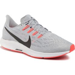 Buty NIKE - Air Zoom Pegasus 36 AQ2203 009 Wolf Grey/Black/White. Szare buty sportowe męskie Nike, z tworzywa sztucznego, bez zapięcia, do biegania, nike zoom. W wyprzedaży za 399,00 zł.