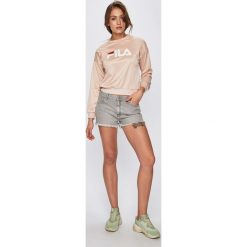 Fila - Bluza. Różowe bluzy damskie Fila, s, z nadrukiem, z poliesteru, bez rękawów, bez kaptura. Za 319,90 zł.