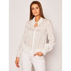 Koszula Patrizia Pepe Camicia/Shirt 2C1127/A3ZC-X2IN. Białe bluzki damskie Patrizia Pepe, bez wzorów, z bawełny, bez kołnierzyka, bez rękawów. W wyprzedaży za 529,00 zł.
