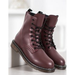 Stylowe trapery z eko skÓry. Trapery damskie KYLIE, ze skóry ekologicznej, eleganckie, bez obcasa, bez zapięcia. Za 109,00 zł.