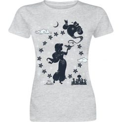 Aladyn Djinn Koszulka damska odcienie szarego. Szare bluzki damskie marki Aladyn, xl, z nadrukiem, z okrągłym kołnierzem. Za 32,90 zł.