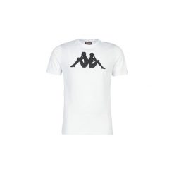 T-shirty z krótkim rękawem Kappa ESTESSO. Białe t-shirty męskie Kappa, xl, bez wzorów, bez kołnierzyka, krótkie. Za 69,00 zł.