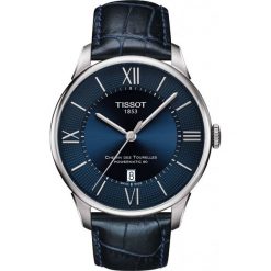PROMOCJA ZEGAREK TISSOT T-Classic T099.407.16.048.00. Niebieskie zegarki męskie marki TISSOT, ze stali. W wyprzedaży za 2816,00 zł.