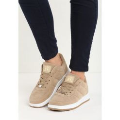 Beżowe Buty Sportowe Alenia. Brązowe buty sportowe damskie marki NEWFEEL, z gumy. Za 59,99 zł.