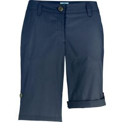 Bermudy ze stretchem bonprix ciemnoniebieski. Niebieskie szorty damskie bonprix. Za 54,99 zł.