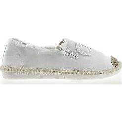 Espadryle damskie z plecionką białe (39). Białe espadryle damskie Estetino, bez wzorów, bez obcasa. Za 49,00 zł.