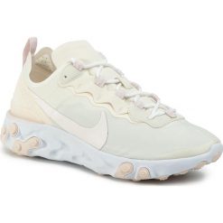 Buty NIKE - React Element 55 BQ2728 103 Pale Ivory/Light Soft Pink. Brązowe półbuty damskie Nike, na co dzień, bez wzorów, ze skóry ekologicznej, bez obcasa, na płaskiej podeszwie, bez zapięcia. Za 549,00 zł.