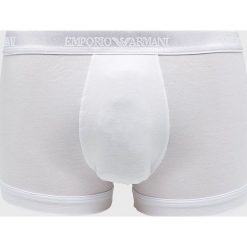 Emporio Armani - Bokserki. Białe bokserki męskie marki Emporio Armani, z elastanu. W wyprzedaży za 89,90 zł.